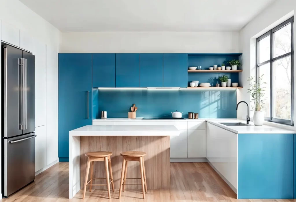 cocina moderna azul cocina moderna azul